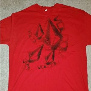 Red Volcom T-shirt